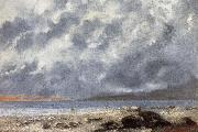 Gustave Courbet Beach Scene oil on canvas
